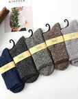 Winter Terry Wollsocken für Männer - Snooze Soles