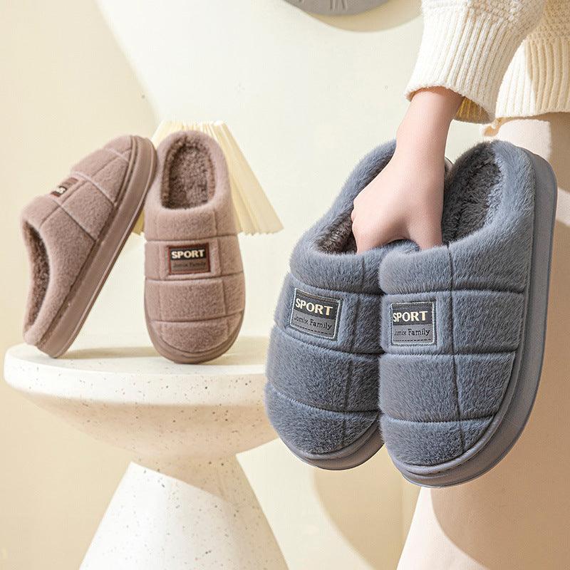 Plaid Cotton Slippers für Männer - Snooze Soles