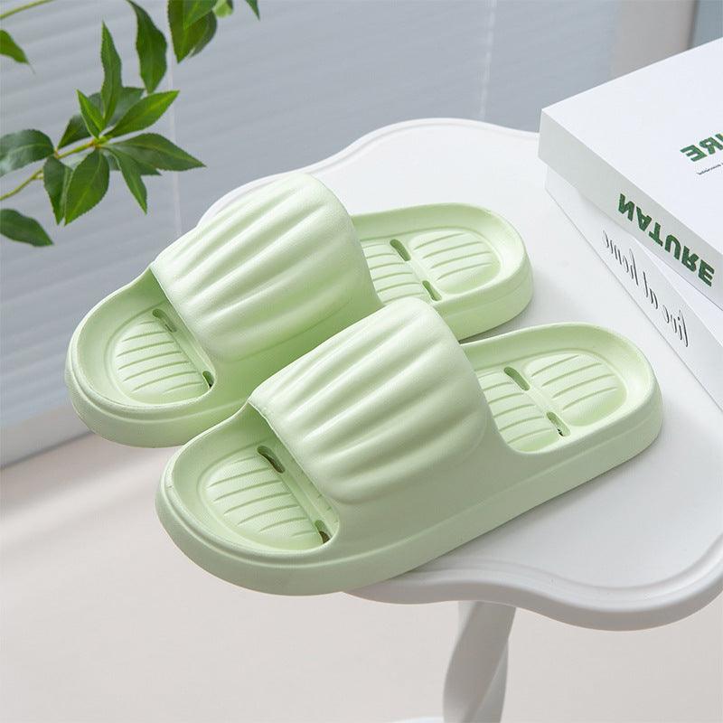 Hausschuhe mit einfarbigem Streifen Design - Snooze Soles