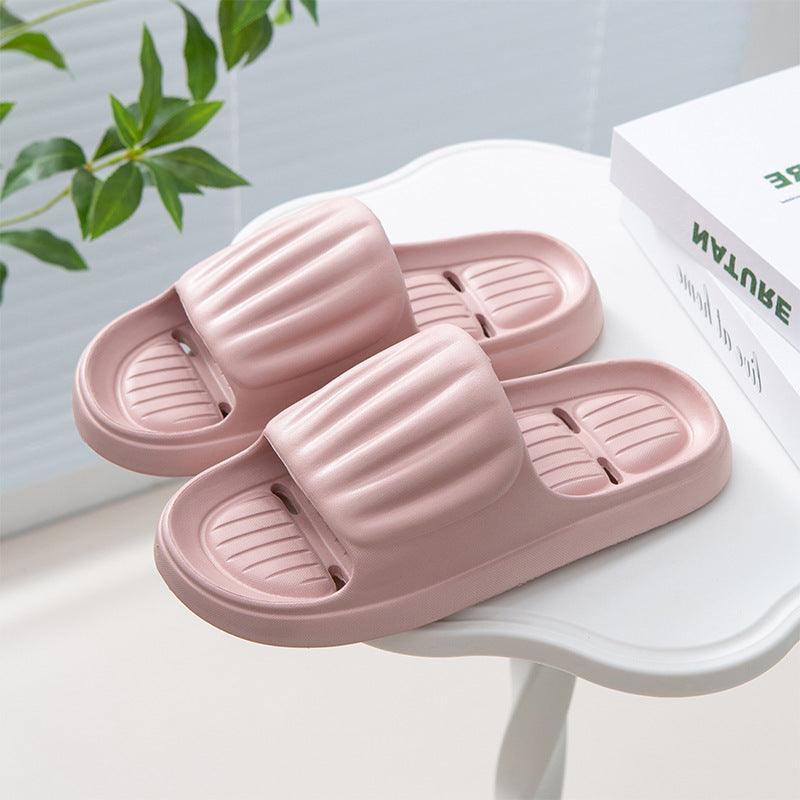 Hausschuhe mit einfarbigem Streifen Design - Snooze Soles