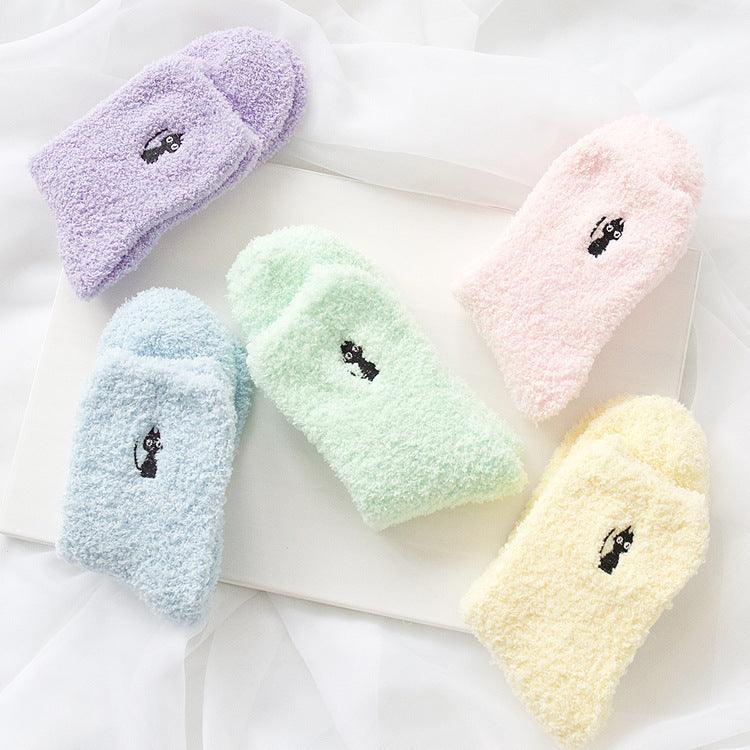 Japanische Stickerei-Socken für Frauen - Snooze Soles